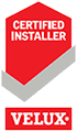 VELUX certified skylight installer logo used by August Roofing & Solar in Southern California