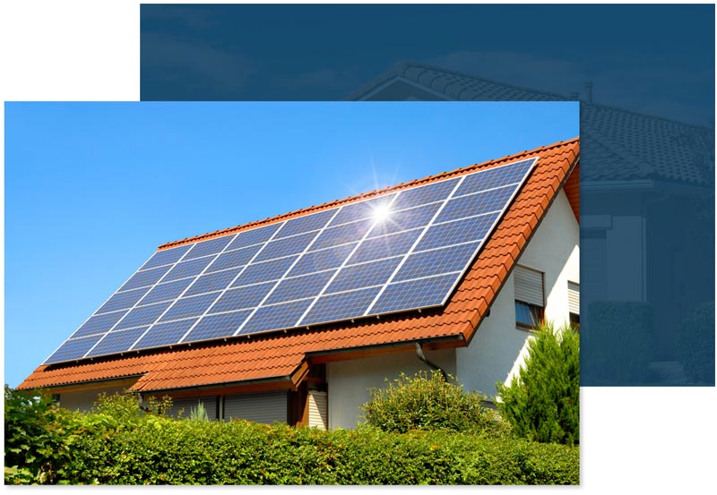 Residential solar panel installation and roofing system completed by the August Roofing & Solar team in Southern California