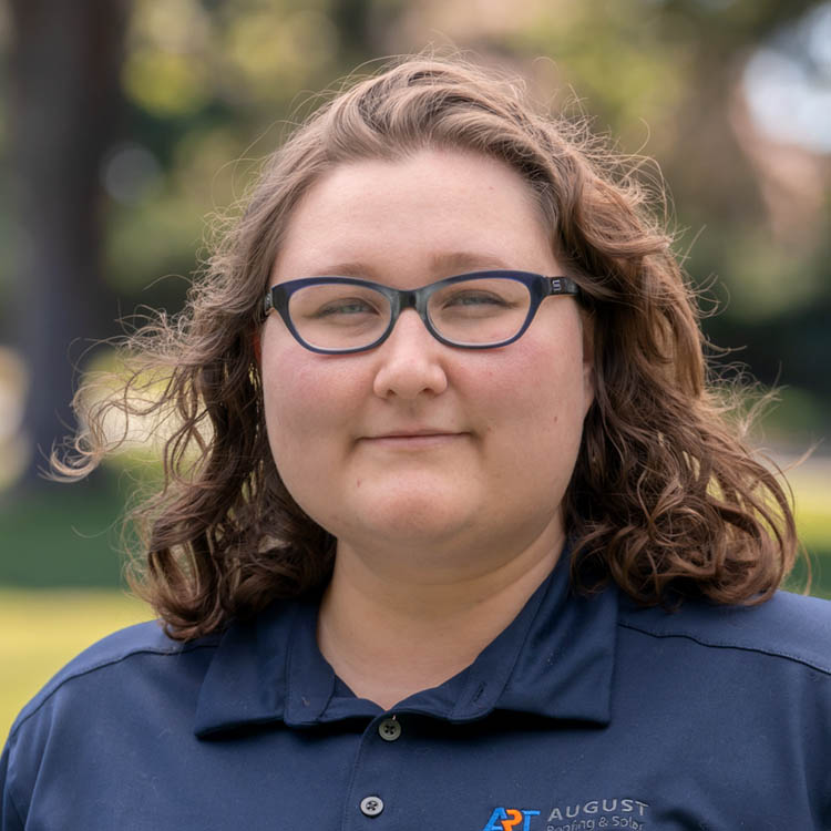 Kelsey Forsman, Project Coordinator at August Roofing & Solar