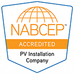 NABCEP accredited PV installation company certification for August Roofing and Solar