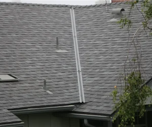 Asphalt shingle roofing representing one of the roof types used on Southern California homes
